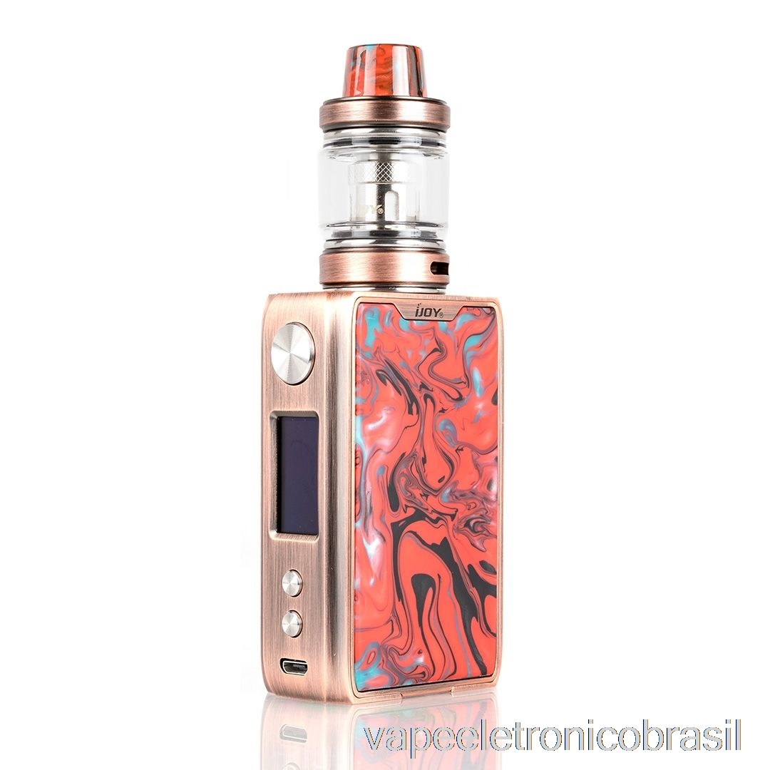 Vape Vaporesso Ijoy Shogun Jr 126w Tc Kit Inicial Cobre Vermelho Hellfire